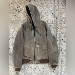 Carhartt J130-cht vintage distress work coat